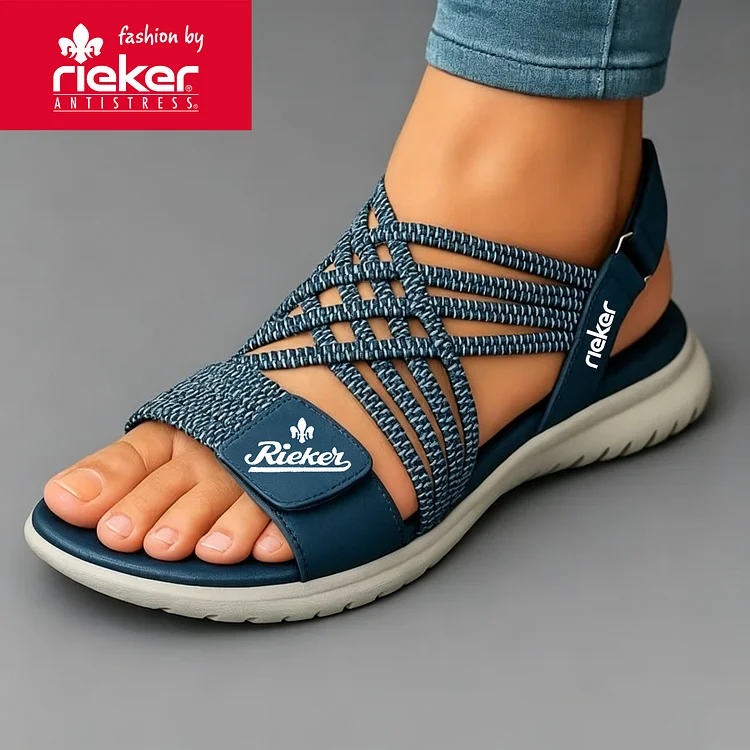 Rieker® Comfortable women's orthopedic sandals with soft soles 2026
